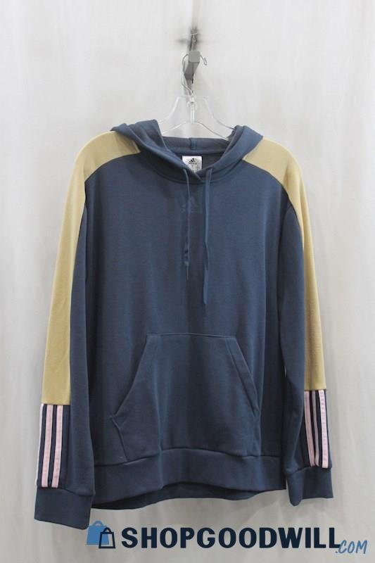 NWT Adidas Womens Navy/Sand Hoodie Sz S