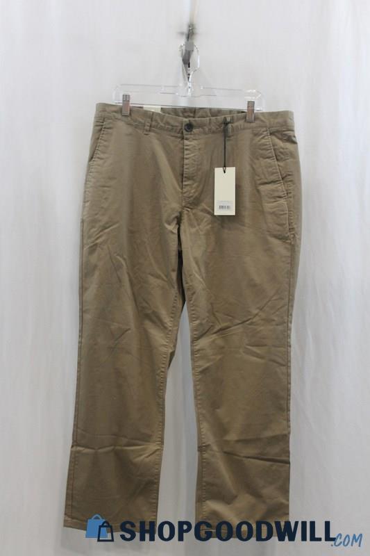 NWT 7 Diamonds Men's Dark Tan Chino Pant SZ 36x30