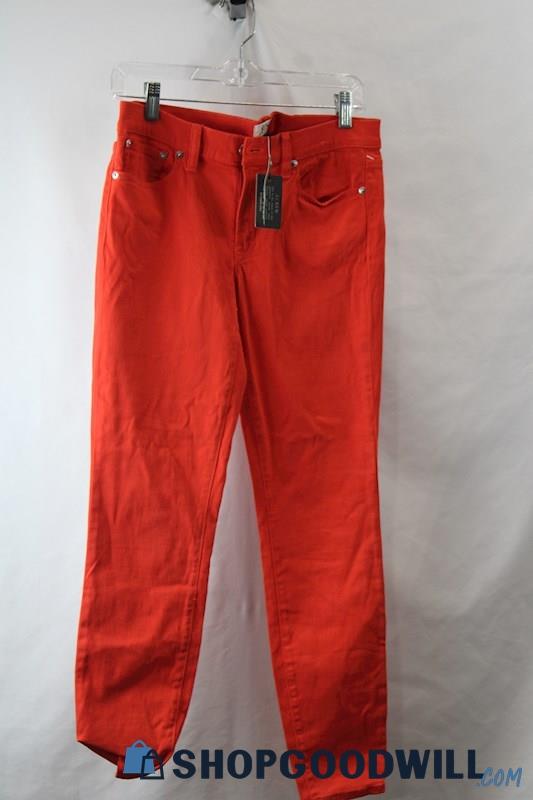 NWT Talbots Women's Red Skinny Jeans sz 27