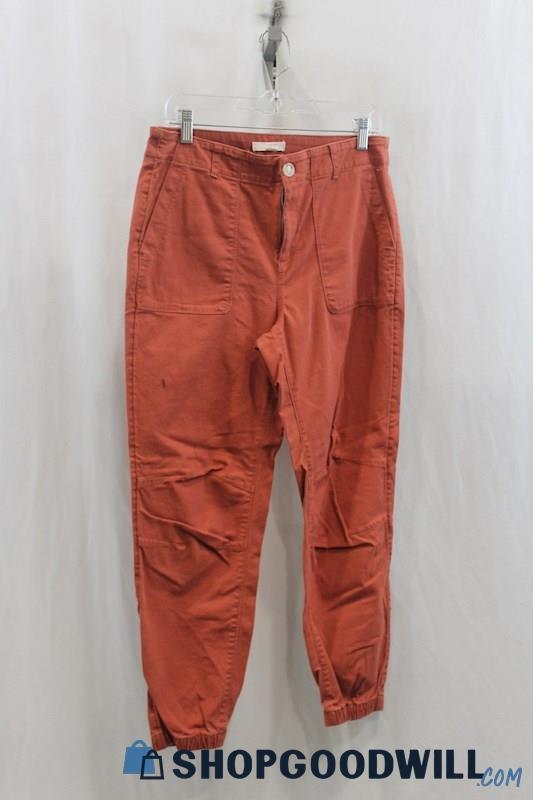 Loft Womens Mahogany Utility Jogger Pants Sz 8