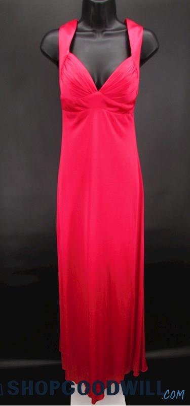 Josh & Jazz Juniors Hot Pink Empire Waist Sweetheart Formal Gown SZ 11