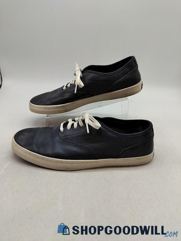 Cole Haan Men's Navy Blue Leather Lace Up Sneakers SZ 10