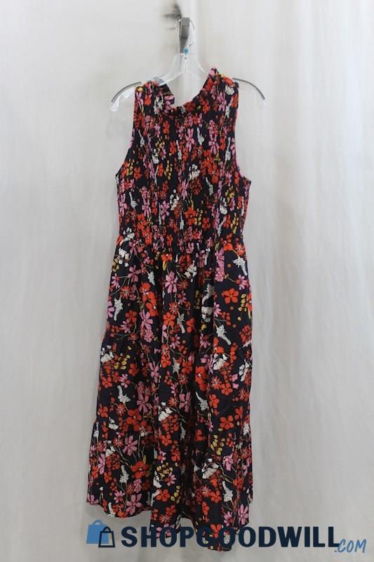 NWT Bloom Chic Womens Navy/Red Floral Sundress Sz 14-16