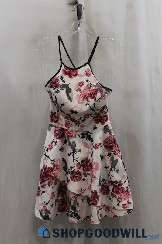 NWT Speechless Women's White/Floral Print Sheath Dress SZ 5