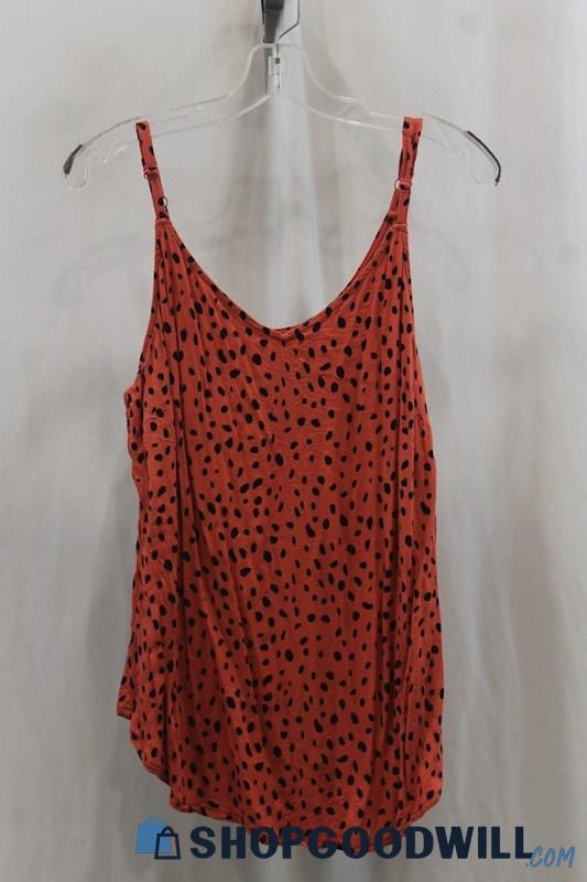 Torrid Women's Pink/Black Leopard Print Tank Shirt SZ L