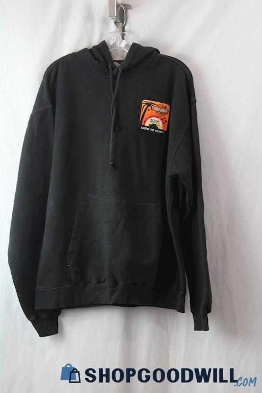 Harley-Davidson Men's Black Pullover Hoodie sz L