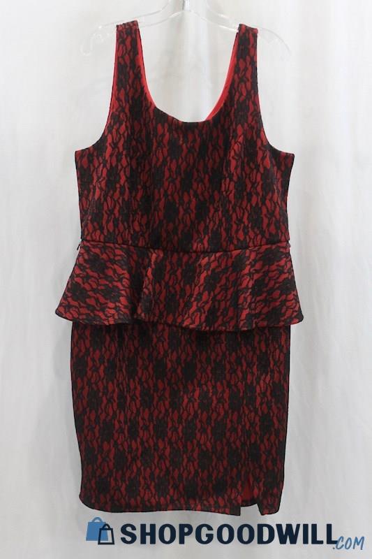 NWT Torrid Women's Black/Red Tank Dress SZ 16