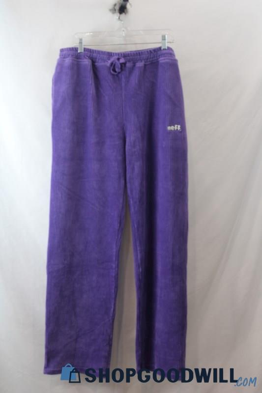 NWT NEFF Woman's Purple Sweatpants sz XL