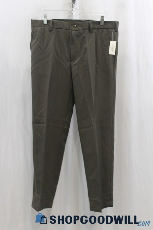 NWT Van Heusen Men's Brown Dress Pant SZ 34x30