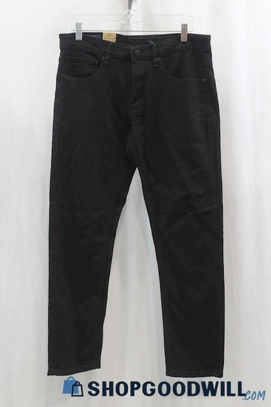 NWT Across The Pond Men's Black Straight Leg Jean SZ 32x30