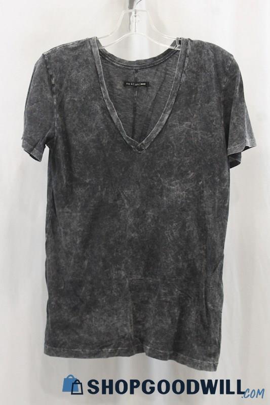 Rag & Bone Women's Heather Gray V-Cut T-Shirt SZ M