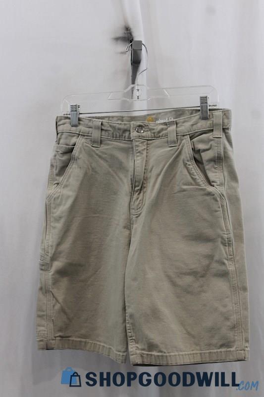 Carhartt Mens Beige Utility Shorts Sz 31