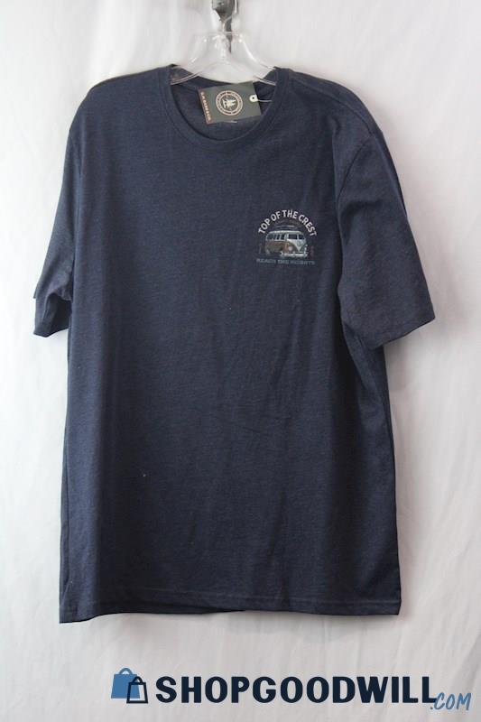 NWT G.H Bass & Co. Men's Blue Top Of The Crest T-Shirt Sz XL