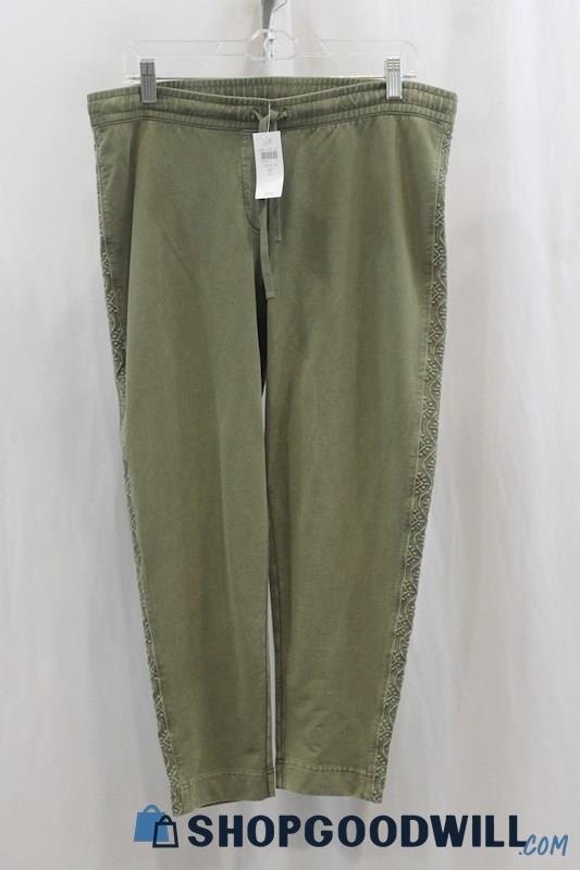 NWT J. Jill Women's Army Green Sweatpant SZ PS