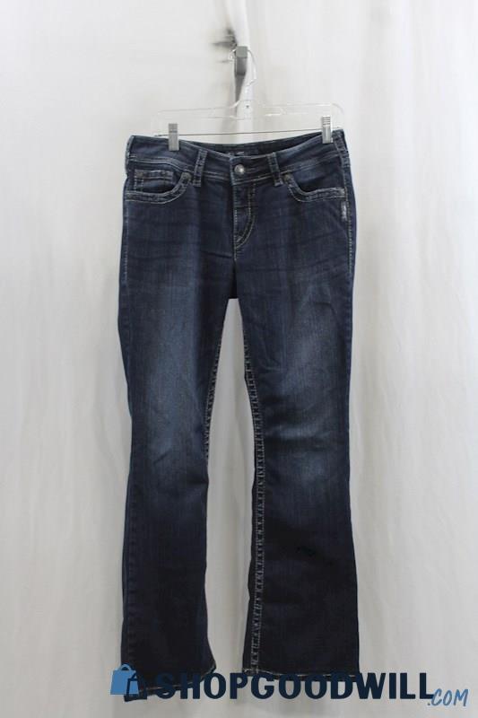 Silver Jeans Womens Dark Blue Bootcut Jeans Sz 30x32