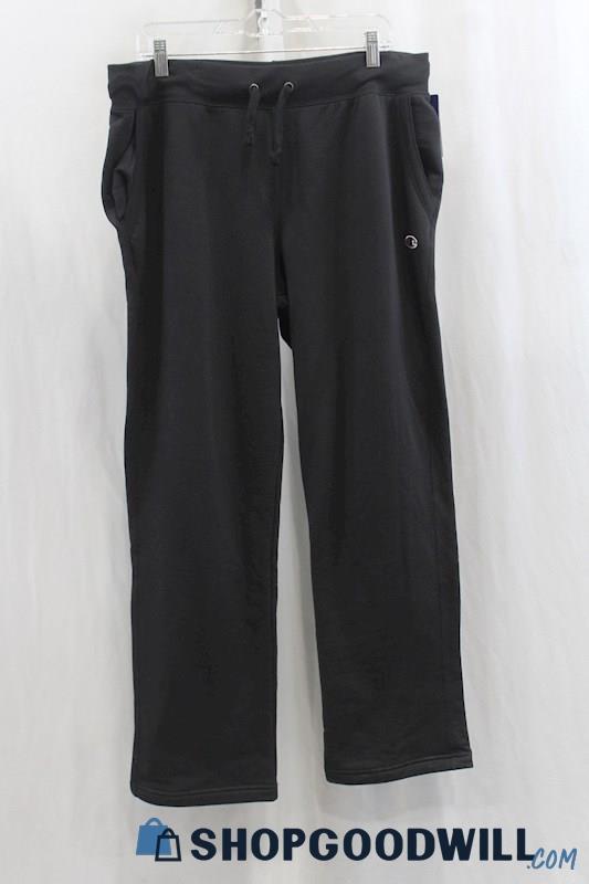 NWT Champion Women's Black Drawstring Sweatpant SZ XL