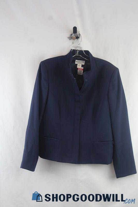 Pendleton Women's Navy Zip up Blazer Sz 14