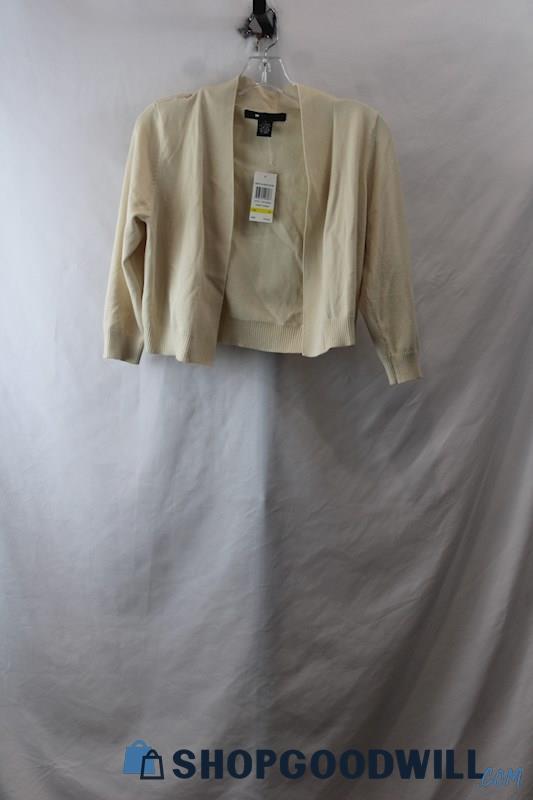 NWT 89th & Madison Woman's Beige Cardigan sz M