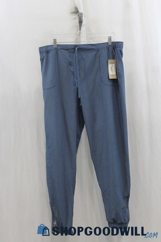 NWT Albion Womens Heather Dark Blue Jogger Sz XLT