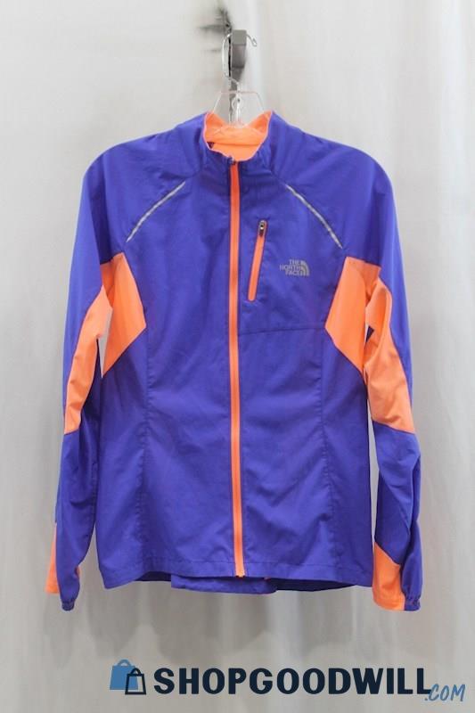 The North Face Women's Blue/Peach Lightweight Windbreaker SZ S