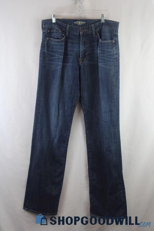 Lucky Brand Men's Dark Blue Bootcut Jean SZ 34x34