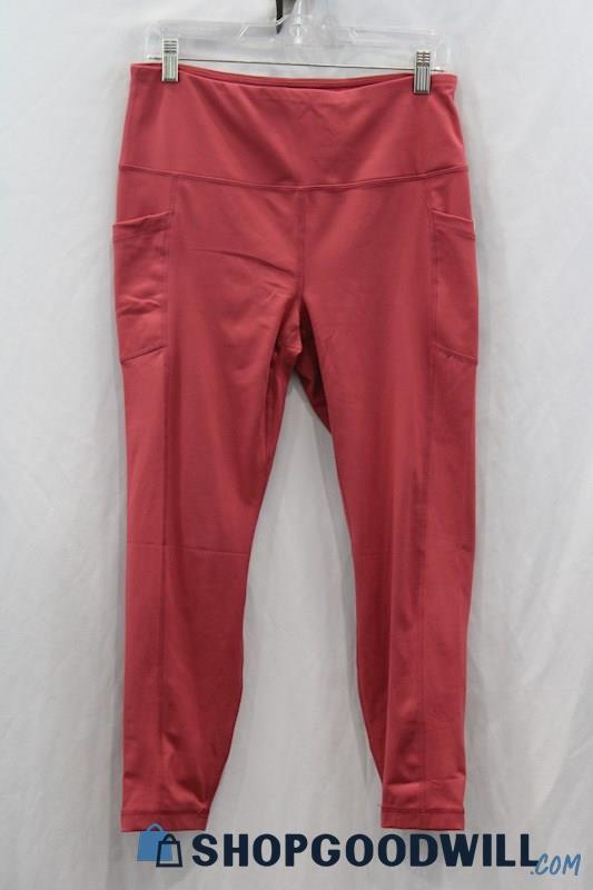 NWT Yogalicious Women's Rose Pink Ankle Leggings SZ XL 