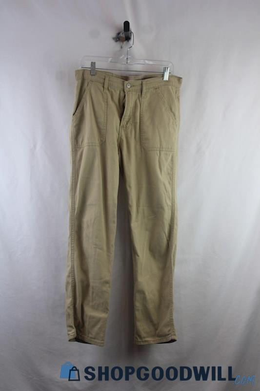 Lucky Brand Women's Tan Straight Leg Khakis SZ 8