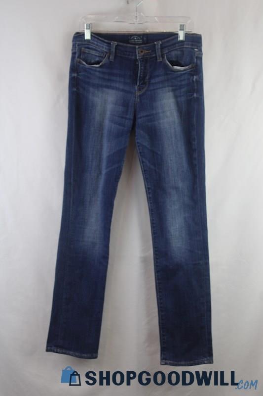 Lucky Brand Women's Weathered Blue Skinny Jeans sz 8