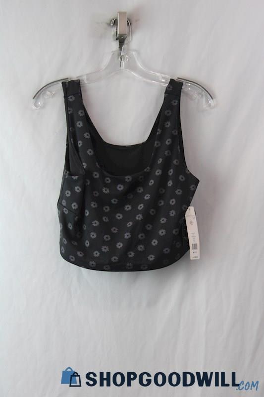 NWT Nanette Lepore Women's Black Tank Pattered  SZ XL