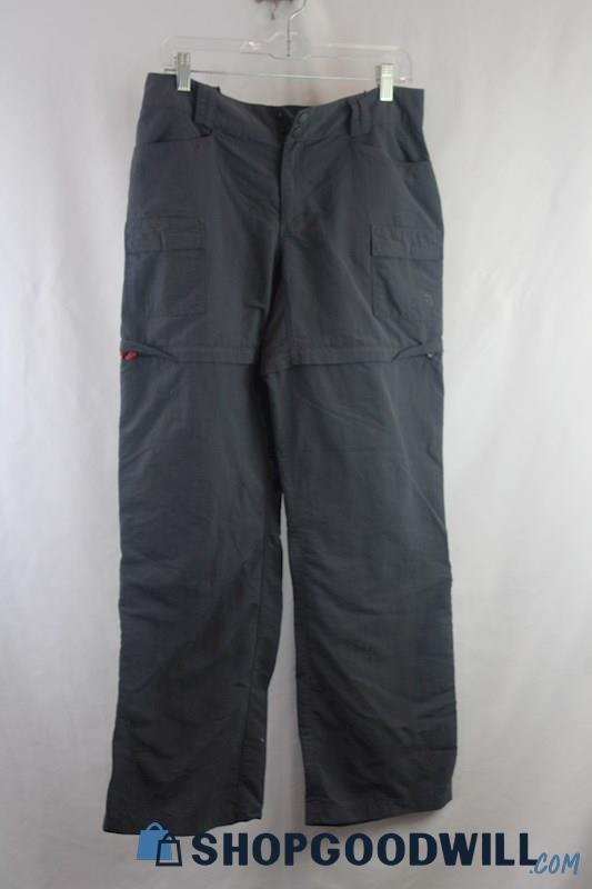 The North Face Women's Gray Convertible Tech Pants SZ 10