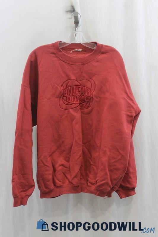 Vintage NCAA Men's Red Final Four NCAA 2001 Pullover Sweater