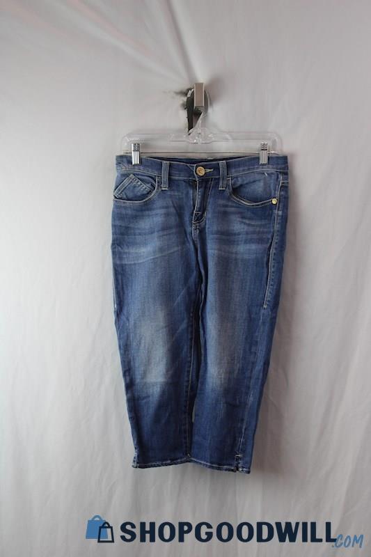 Rock & Republic Women's Dark Blue Cropped Straight Leg Jean SZ 6