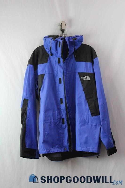 The North Face Men's Black/Blue Double Lined Outdoor Jacket SZ M