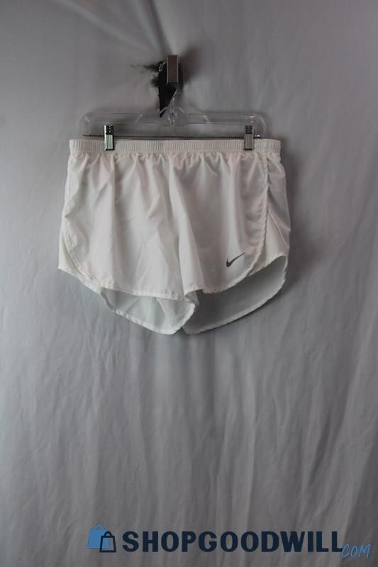 Nike Women's White Running Shorts sz L