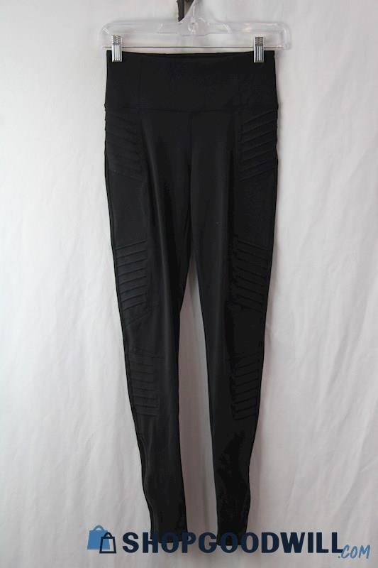 Athleta Women's Black Moto Leggings SZ XS 