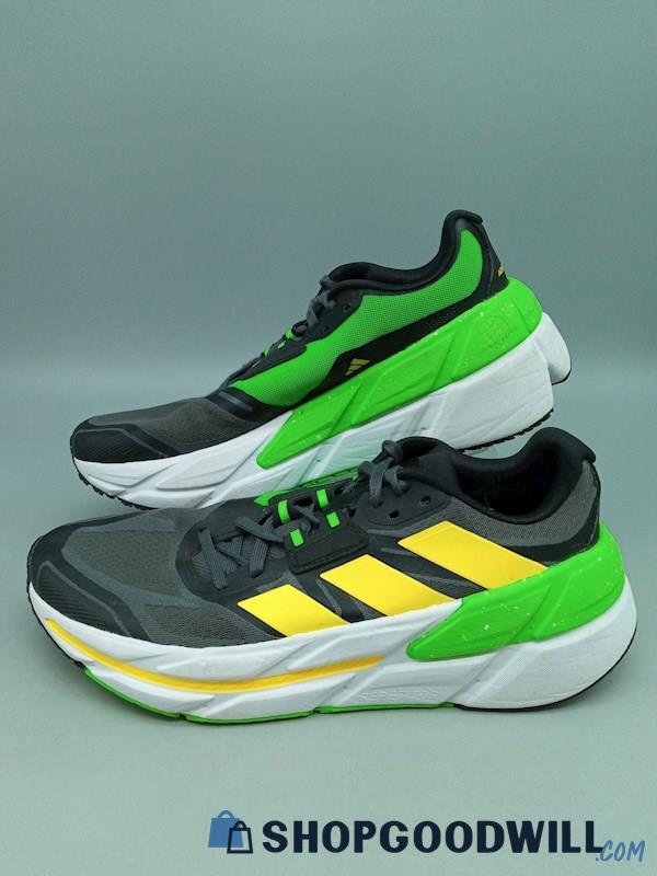 Adidas Men's Adistar CS 'Grey Beam Yellow' Athletic Sneakers SZ 10