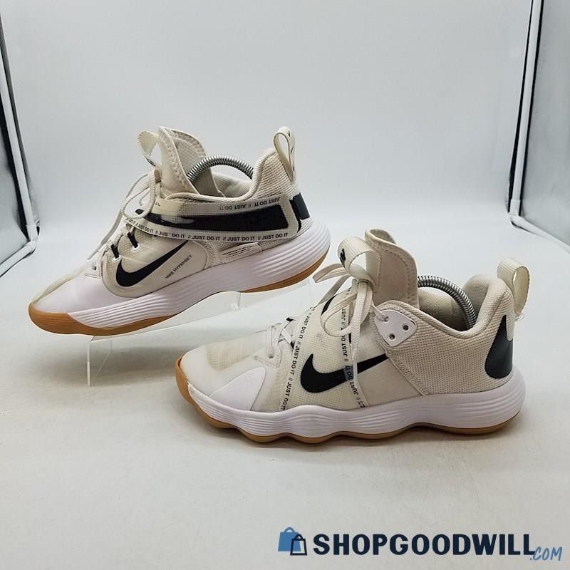 Nike Men's React HyperSet White Synthetic Volleyball Shoes Sz 8