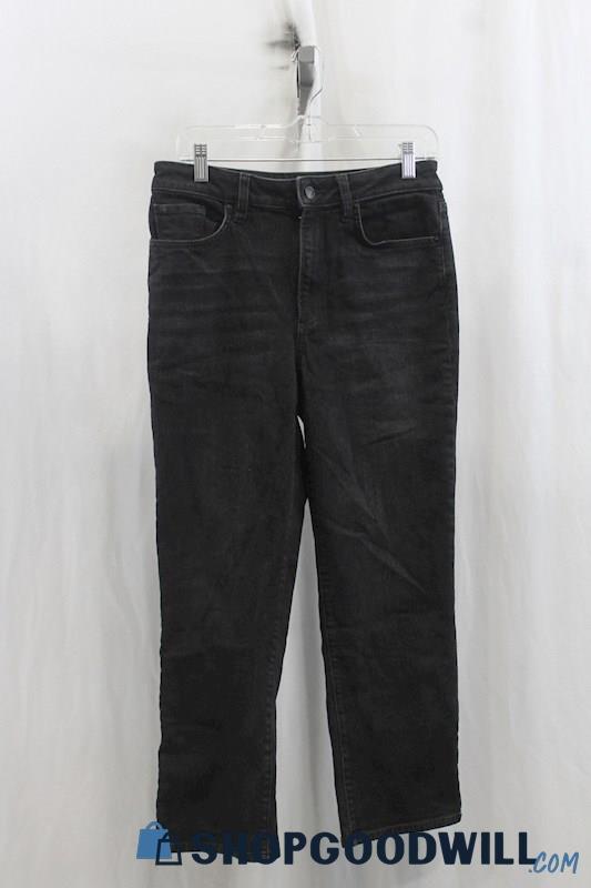 Chicos Womens Black Crop Jeans Sz 6