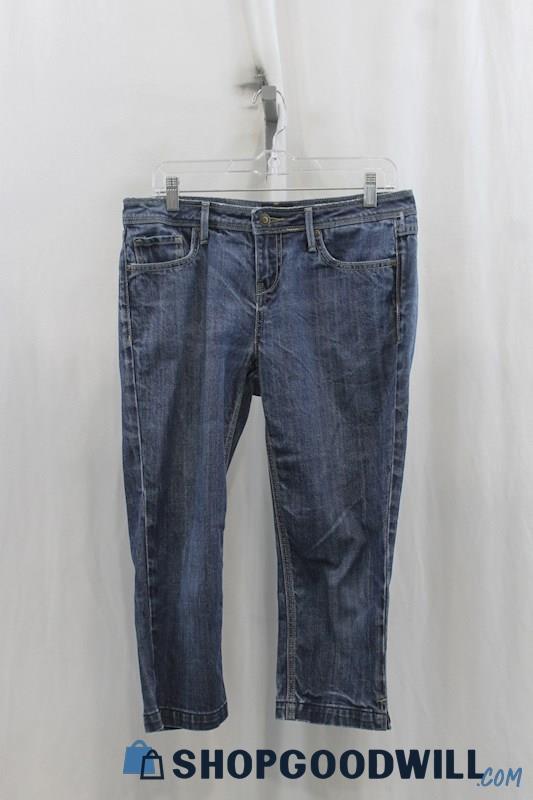 Vigoss Womens Blue Capri Jeans Sz 7