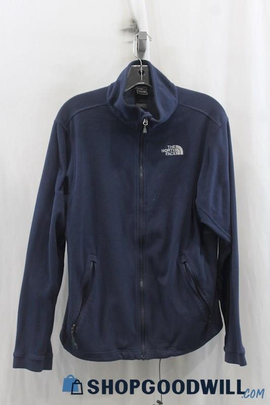 The North Face Mens Navy Fleece Full Zip Jacket Sz M