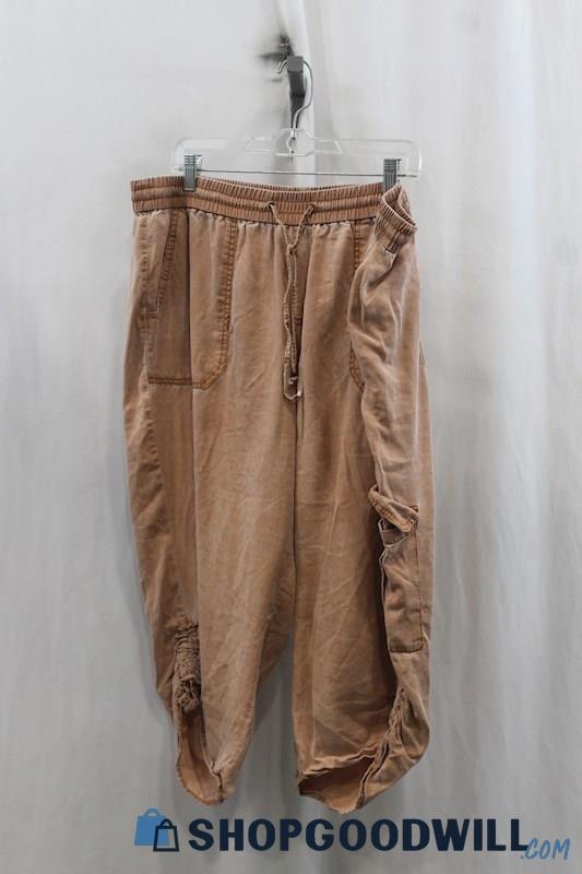 Lane Bryant Womens Dusty Pink Pedal Pusher Pants Sz 18/20