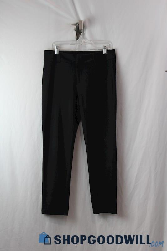 Michael Kors Women's Black Ponte Cropped Ankle Dress Pant SZ 10