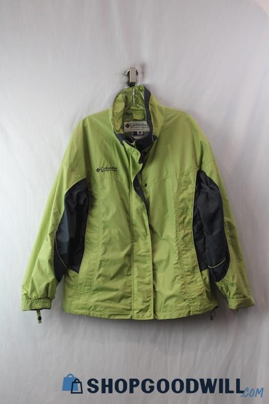 Columbia Women's Sage Green Zip Up Medium-Weight Jacket sz L