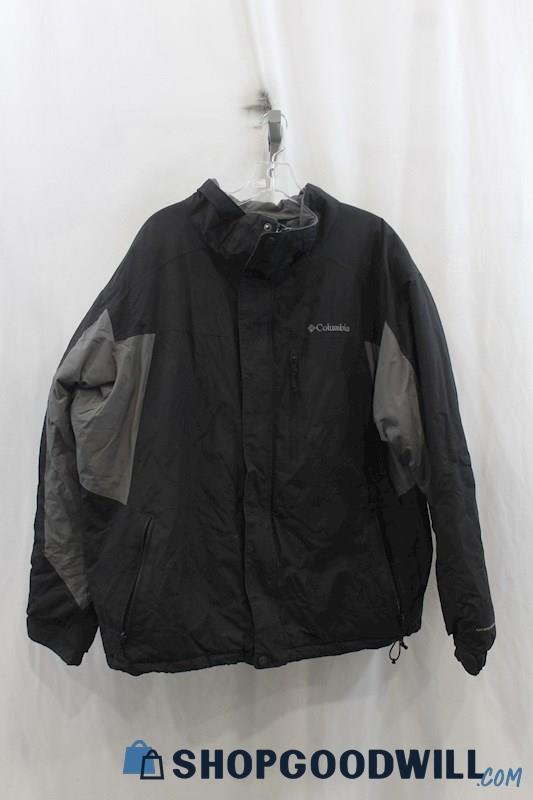 Columbia Men's Black/Gray Basic Jacket SZ XL