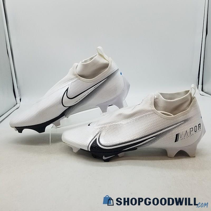 Nike Men's Vapor Edge Pro 360 White Synthetic Soccer Cleats Sz 13.5