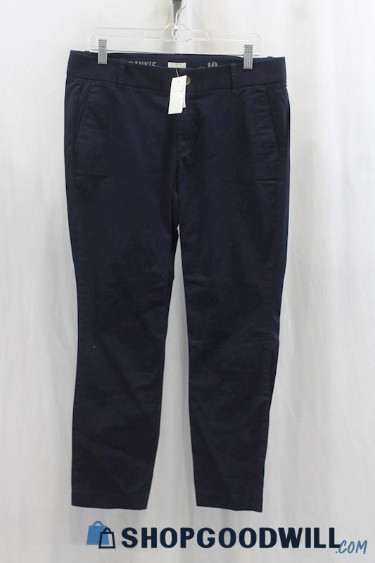 NWT J.Crew Womens Navy Chino Pants Sz 10