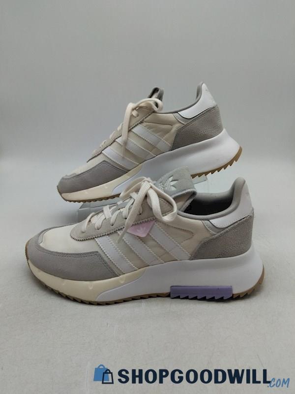 adidas Originals Women's Beige/Gray Retropy F2 Athletic Shoes SZ 10