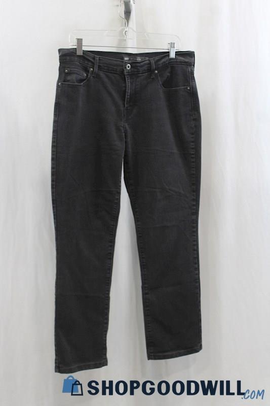 Levi's Women's 505 Black Regular Straight Jean SZ 10