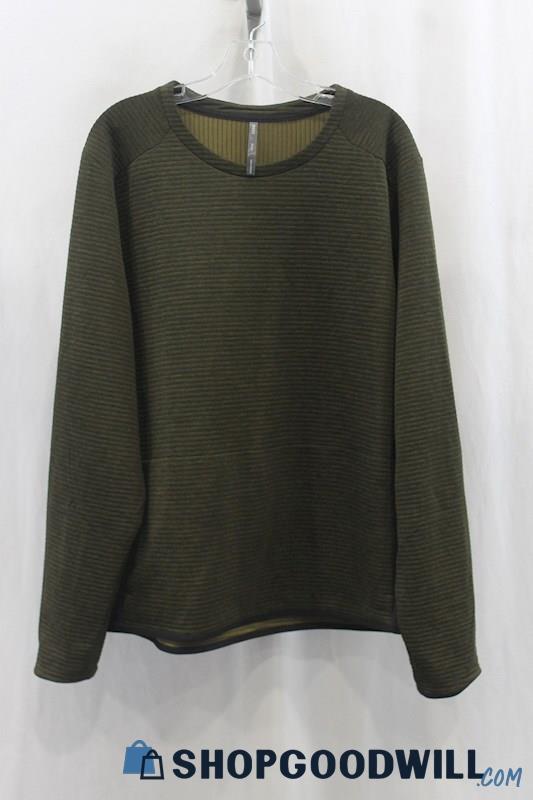 REI Men's Dark Olive Green Pullover Sweater SZ XL