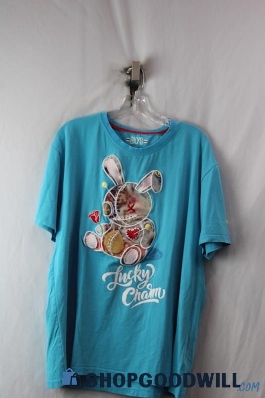 BKYS Woman's Blue T-Shirt sz 2XL